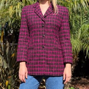 Vintage 80's Louis Feraud Wool Blazer